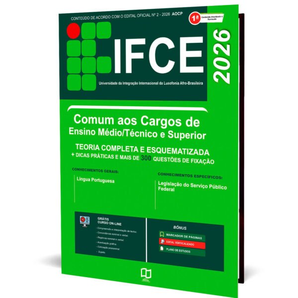 CAPA COMUM 2026 IFCE.
