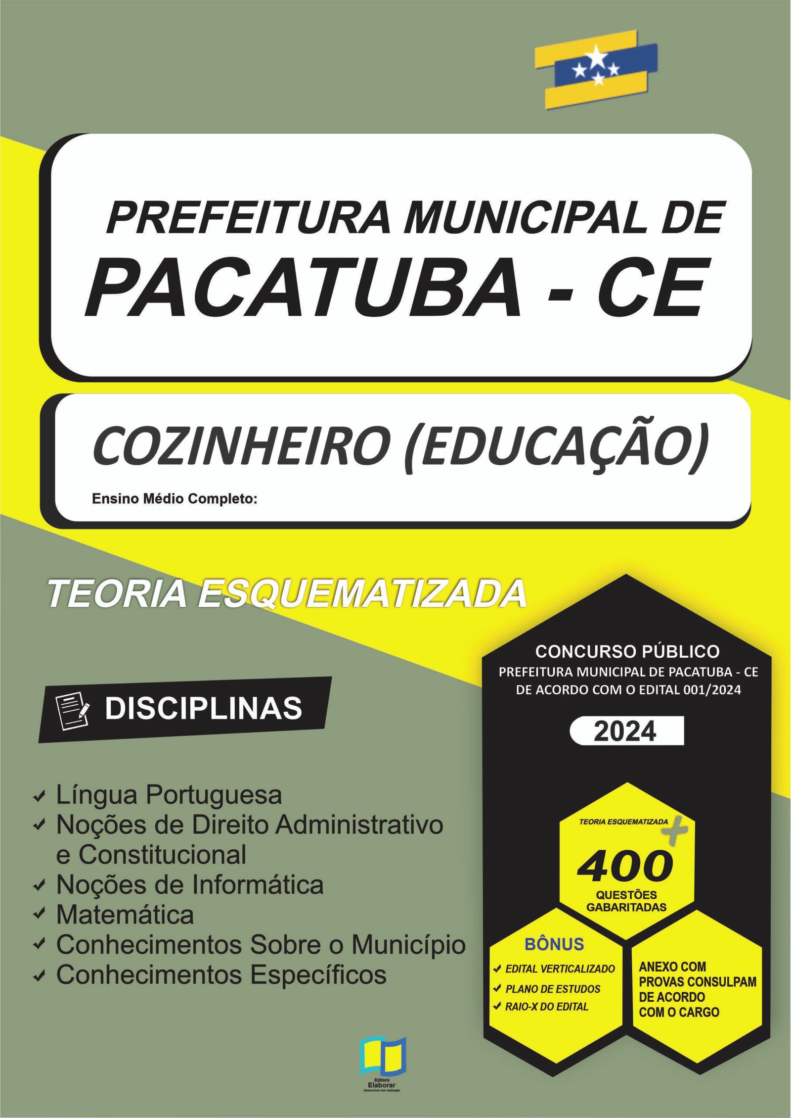 COZINHEIRO EDUCAÇÃO