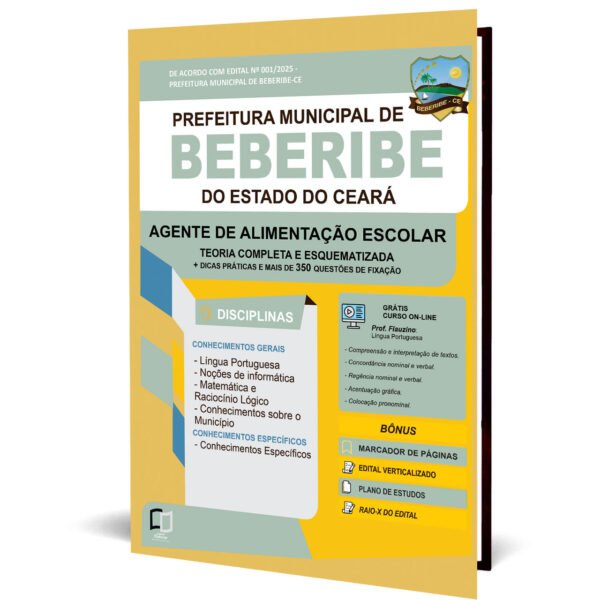 BEBERIBE PREFEITUA AGENTE DE ALIMENTAÇÃO ESCOLAR.