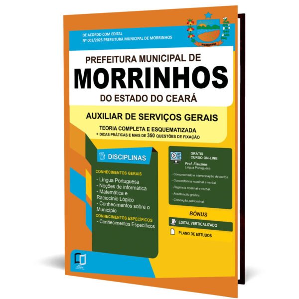 MORINHOS AUXILIAR DE SERVIÇOS GERAIS.