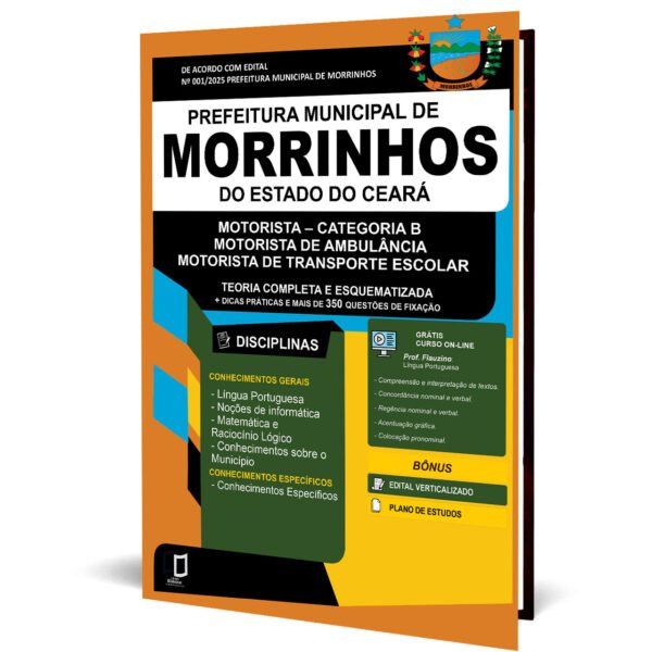 MORINHOS MOTORISTA – CATEGORIA B .