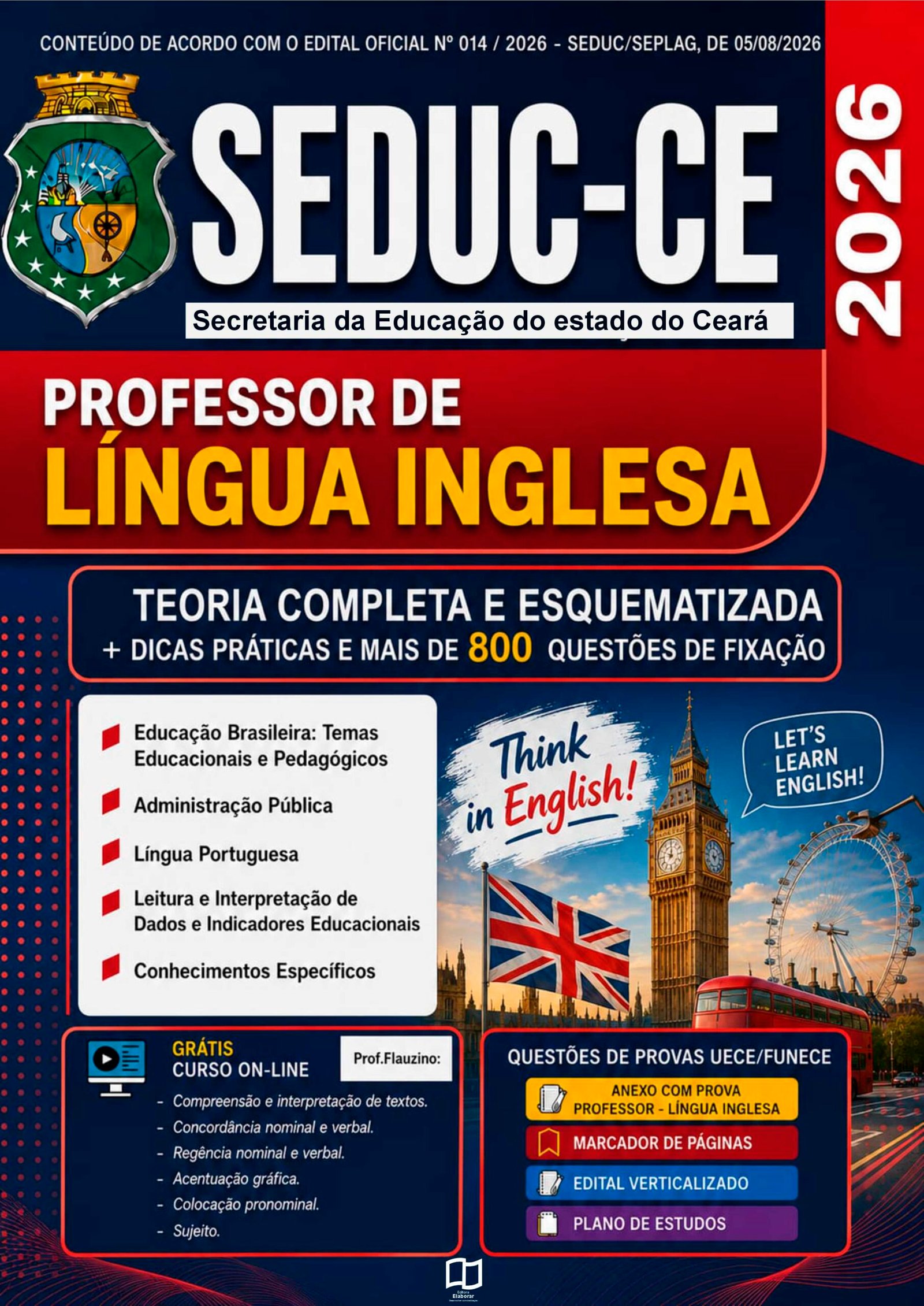SEDUC -CE 2026 INGLESA